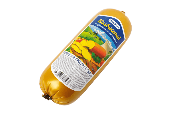 картинка Плавленый продукт с сыром «Колбасный с ароматом копчения», 400 г
