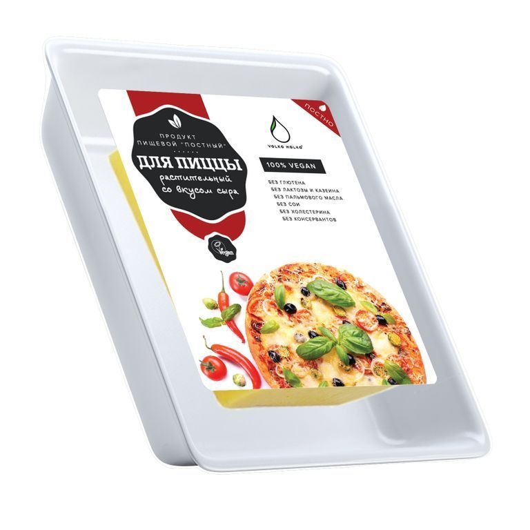 картинка Продукт пищевой растительный "Постный" со вкусом сыра "Для пиццы" VOLKOMOLOKO 0,180г