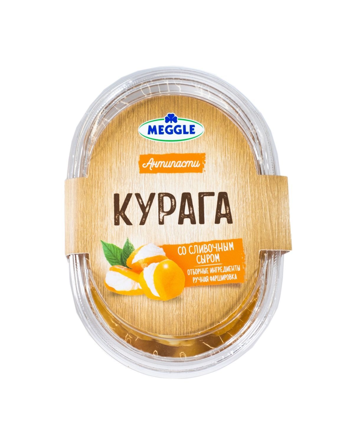 картинка Курага со сливочным сыром, 210 гр (ТМ Меггле,Сербия)