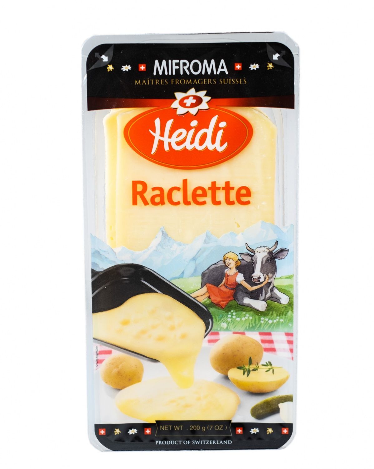 картинка Раклет, жир. 50% (Mifroma SA, ТМ Heidi) Швейцария слайсы 200гр