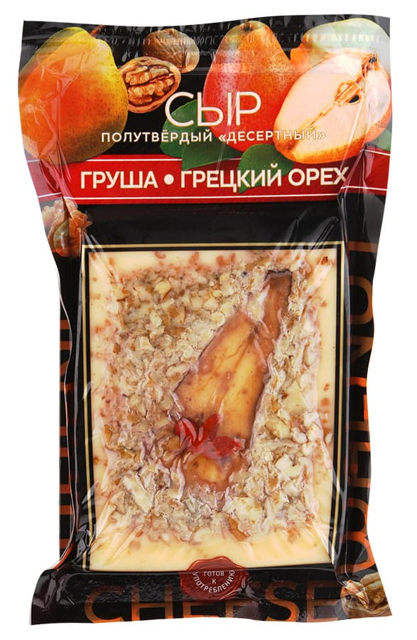 картинка Сыр мягкий сливочный "Груша-грецкий орех" Амига